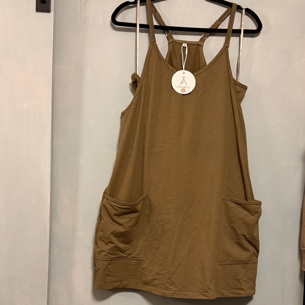 Army Green Romper/Dress